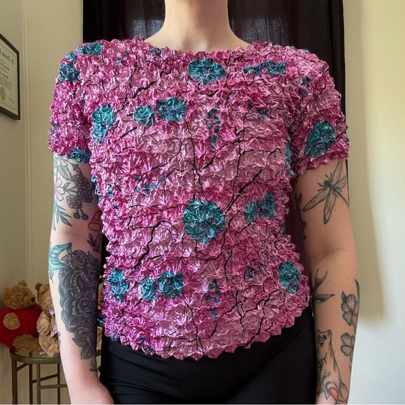 Y2K Vintage Popcorn Top - Picture 6 of 6